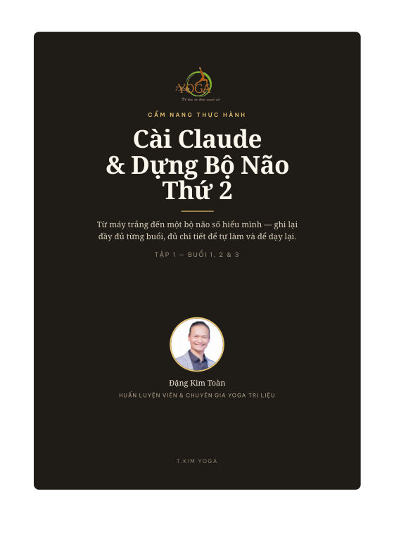 Bìa sách Cài Claude & Dựng Bộ Não Thứ 2