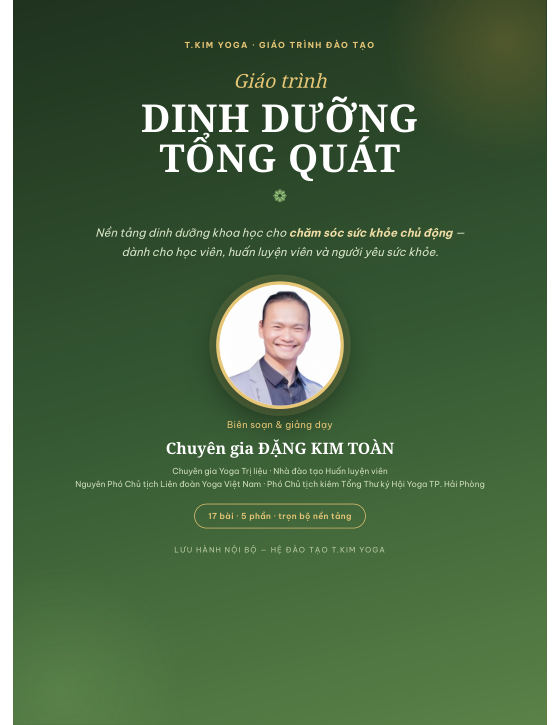 Bìa sách Giáo trình Dinh dưỡng Tổng quát
