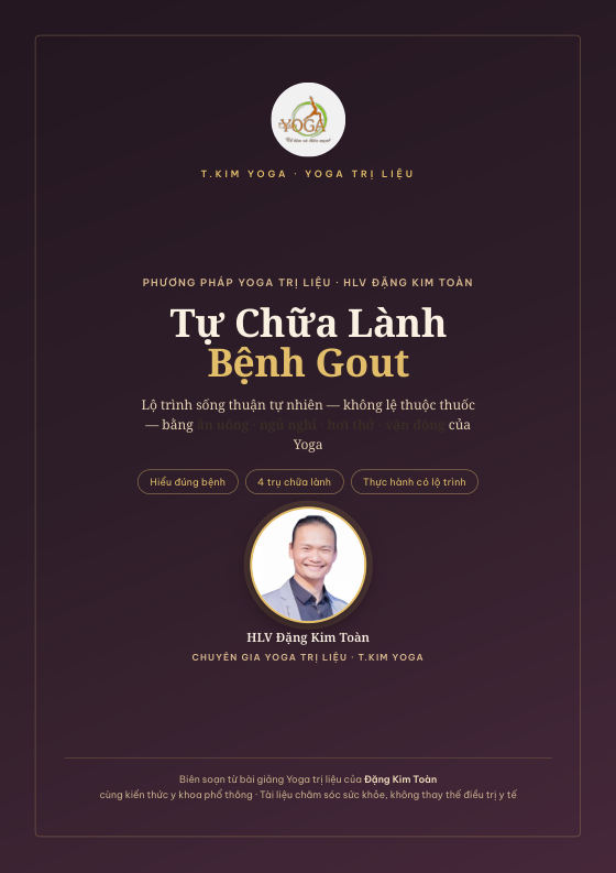 Bìa sách Tự Chữa Lành Bệnh Gout