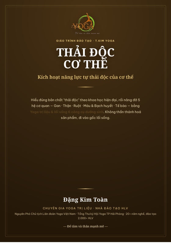 Bìa sách Giáo trình Thải Độc