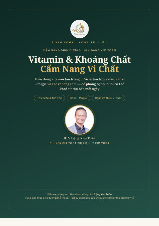 Bìa sách Vitamin & Khoáng chất