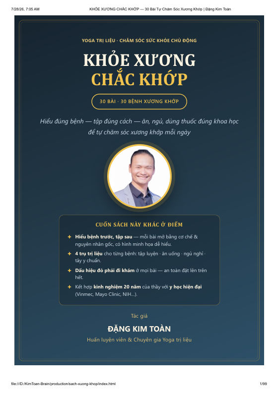 Bìa sách Khoẻ Xương – Chắc Khớp
